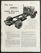 Morris light ton for sale  LEICESTER