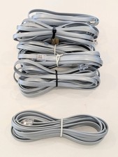 BEL FUSE RJ12 7 pés modular/ethernet cabo plano/cabo/patchcord, 6P6C, plano - Qtd. 7 comprar usado  Enviando para Brazil