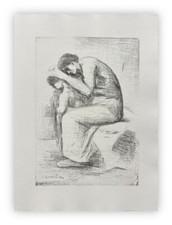 Carlo carrà litografia usato  Roma