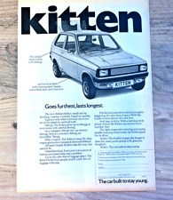 Reliant kitten 1970s for sale  PRESTON