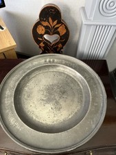 Large pewter charger for sale  FALKIRK