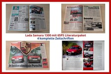 Lada Samara 1300 mit 65PS Literaturpaket - 4 komplette Zeitschriften, usado comprar usado  Enviando para Brazil