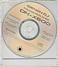 DENON DJ MIXER DN-X600 - DISCO CD ORIGINAL - CONFIGURAÇÃO - INSTRUÇÕES , usado comprar usado  Enviando para Brazil