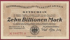 Frankfurt reichsbahn billionen gebraucht kaufen  Ettlingen