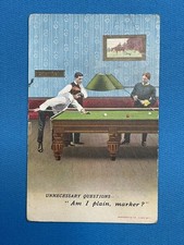 Cartão postal antigo mesa de bilhar perguntas desnecessárias carimbado datado raro  comprar usado Cartão postal antigo mesa de bilhar perguntas desnecessárias carimbado datado raro  comprar usado  Enviando para Brazil