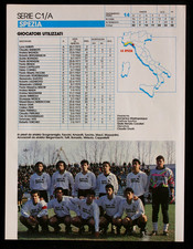 Calcio poster spezia usato  Italia