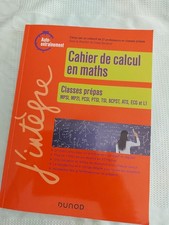 Cahier calcul maths d'occasion  Saujon