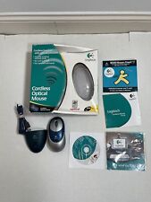 Usado, Mouse óptico inalámbrico Logitech caja abierta Frutiger Aero 2001 M-RM63 segunda mano  Embacar hacia Argentina