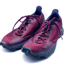 Tênis de corrida Salomon AlphaCross Ortholite trilha roxo feminino tamanho 10.5 43.5 comprar usado  Enviando para Brazil