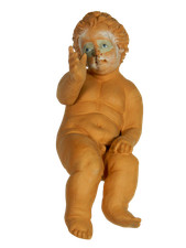 Gesù bambino terracotta usato  Napoli