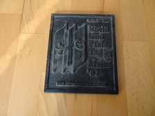 Gusskplakette rheinland pfalz gebraucht kaufen  Speyer