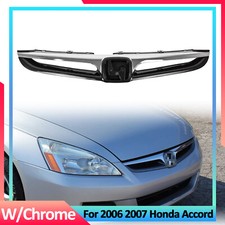Usado, Ajuste para 2006 2007 Honda Accord Sedan grade dianteira superior grade com moldura cromada comprar usado  Enviando para Brazil