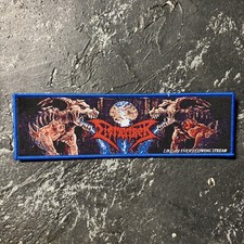 Usado, DESMEMBRO - COMO UM FLUXO SEMPRE FLUINDO DEATH METAL TECIDO PATCH BORDA AZUL comprar usado  Enviando para Brazil