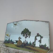 Beveled mirror painted for sale  CARSHALTON