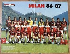 Poster forza milan usato  Pescara