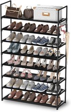 Organizador de sapateira 8 camadas, empilhável e ajustável prateleira de sapatos de tecido não tecido  comprar usado  Enviando para Brazil