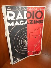Almanach radio magazine d'occasion  Ivry-sur-Seine