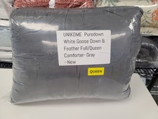 Edredom UNIKOME Puredown leve mistura de penas e ganso COMPLETO/RAINHA cinza comprar usado Edredom UNIKOME Puredown leve mistura de penas e ganso COMPLETO/RAINHA cinza comprar usado  Enviando para Brazil