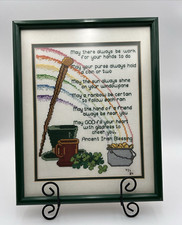 Needlepoint irish blessing for sale  Pisgah Forest