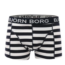 Usado, Roupa íntima masculina elástica de algodão Bjorn Borg tronco listrado branco marinho XS P XL 2XL comprar usado  Enviando para Brazil