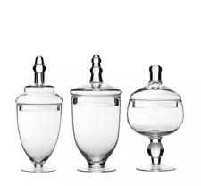Clear glass apothecary for sale  Tampa