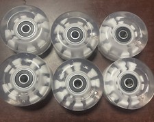 (6x) Rodas de skate iluminadas 58mmx32mm com rolamentos ABEC-9, usado comprar usado  Enviando para Brazil