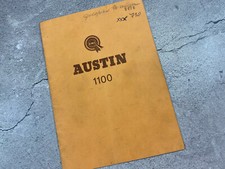 Typenschein austin 1100 gebraucht kaufen  Wolfsburg