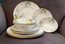 purple dinner sets for sale  HARLOW