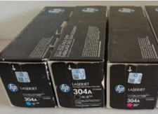 3 x Cartucho de Toner HP LaserJet CP2025 CM2320 Genuíno HP 304a CC530A CC531A comprar usado  Enviando para Brazil