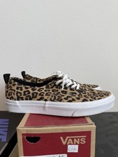 Tênis masculino Vans autêntico PT leopardo chita lona com cadarço 8, usado comprar usado  Enviando para Brazil