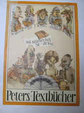 Ddr plakat peters gebraucht kaufen  Halle