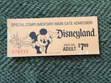 vintage disneyland tickets for sale  Laguna Beach