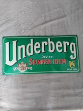 Blechschild underberg grün gebraucht kaufen  Essen