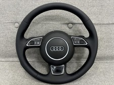 Volante redondo de couro com pás AUDI A4 A5 A6 A7 A8 Q5 Q7 B8 C7 4G 8R comprar usado  Enviando para Brazil