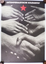Plakat ddr antiimperialistisch gebraucht kaufen  Neugersdorf
