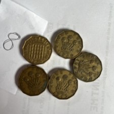 Three pence coins for sale  STOKE-ON-TRENT