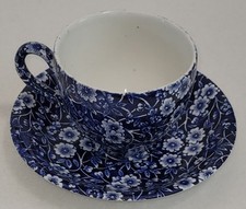 Vintage blue calico for sale  BURNLEY
