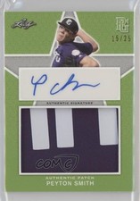 2020 Leaf Perfect Game National Showcase Verde/25 Peyton Smith Patch Auto, usado comprar usado  Enviando para Brazil