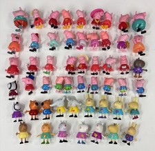 Lote de 54 bonecos Peppa Pig Friends Family sem duplicatas cachorro gato zebra brinquedos comprar usado  Enviando para Brazil