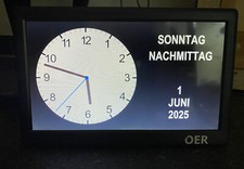 Demenzuhr xxl digitaler gebraucht kaufen  Ahaus