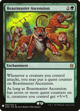 Mtg beastmaster ascension usato  Bari