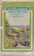 Southdown bus timetable for sale  WATFORD