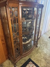 Antique oak curved for sale  El Cajon