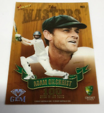 Usado, 2009-10 Select Cricket Trading Card Masters Acetato Gem Card MG5 Adam Gilchrist comprar usado  Enviando para Brazil