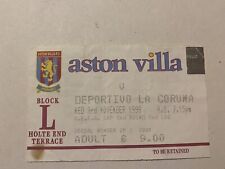 Biglietto aston villa usato  Monte San Pietro