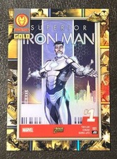Superior Iron Man #1 - 2025 Topps Chrome Marvel - Iron Man Gold SP - IM-10 comprar usado  Enviando para Brazil