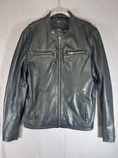 Superdry leather jacket for sale  NORTHOLT