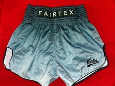 Shorts de luta Fairtex Muay Thai boxe azul verde - Tamanho médio comprar usado Shorts de luta Fairtex Muay Thai boxe azul verde - Tamanho médio comprar usado  Enviando para Brazil