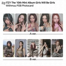 ITZY The 10th Mini Album Girls Will Be Girls Withmuu POB Fotokartka KPOP K-POP na sprzedaż  Wysyłka do Poland