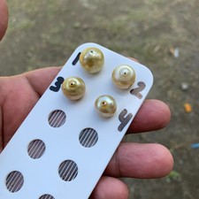Meia broca BoZorX LG-2 14,5x13,7mm contas de pérolas soltas mar do sul Indonésia 14,5x13,7mm comprar usado  Enviando para Brazil